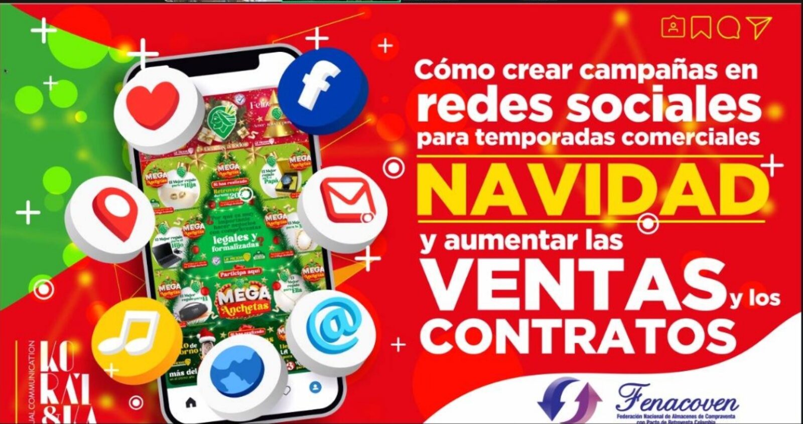 Seminario taller: crear campañas en redes sociales para la temporada de fin de año